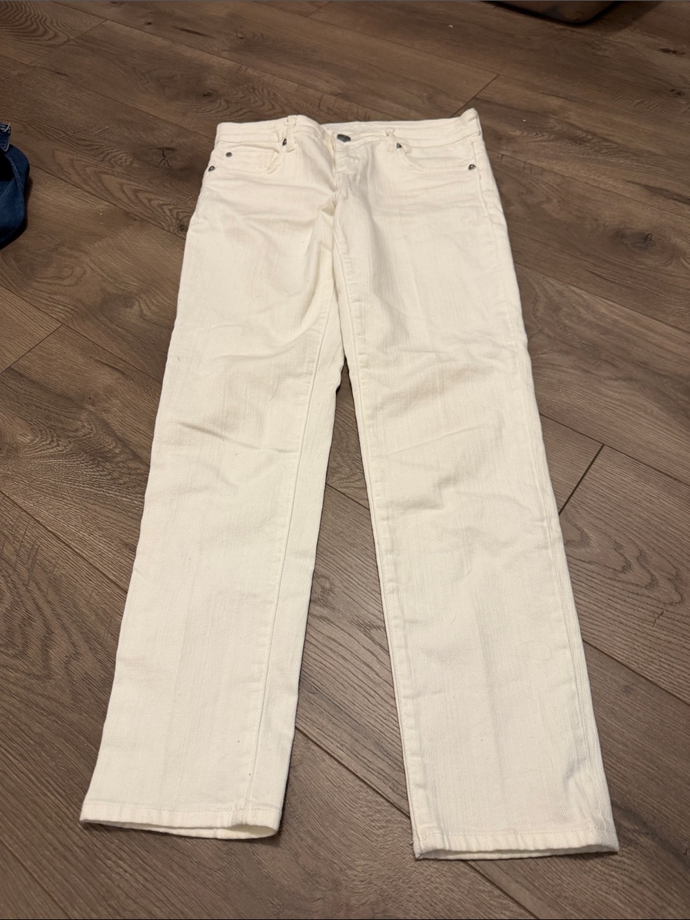 Kut size 6 jeans Women’s White Straight-Leg Jeans @@@